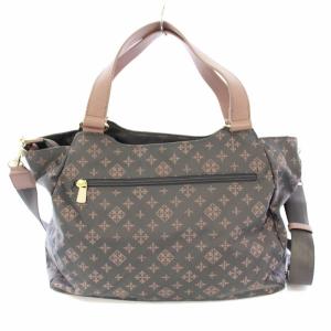 russet ハンドバッグ ショルダーバッグ  2WAY 総柄 グレー ピンク