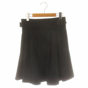 23AW グルカフレアミニスカート ウール 38 黒 ブラック /MI OS SH