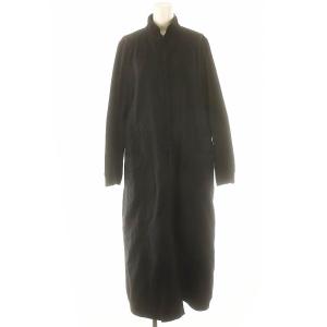 Wジップハイネックコート アウター ブルゾン フロントジップ 11 L 黒 ブラック /YQ OS