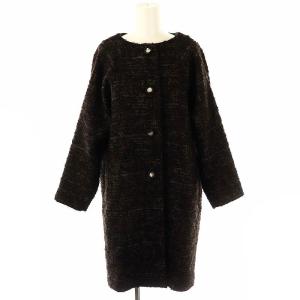 cognac ツイードコート 36 oa6250