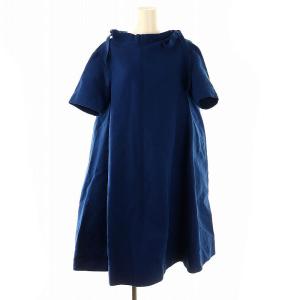 オフショルダービックシルエットワンピース 36 青 ABMA0161A0 /MI OS