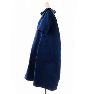 MARNI オフショルダービックシルエットワンピース 36 青 ABMA0161A0 /MI OS