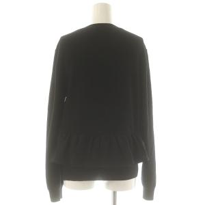 MARNI フリルデザインニット セーター ウール 38 黒 /MI OS