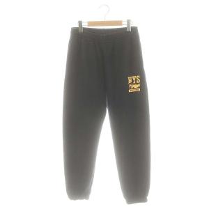 22AW HYSTERIC LAB スウェットパンツ イージー S ネイビー イエロー /DO OS
