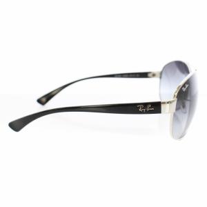 Ray-Ban AVIATOR サングラス ツーブリッジ 6713 ブラック シルバー RB3386 003 8G