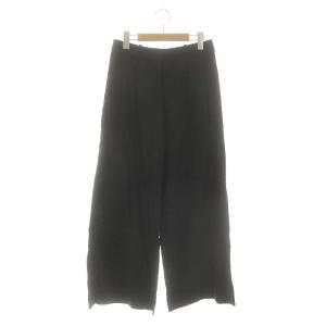 23SS Galena Linen Low Rise PLT PNT HB ワイドパンツ タック リネン