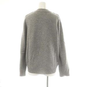 Theory LANA CASH BLANKET ST E CRW ニット セーター 長袖 カシミヤ混 S グレー