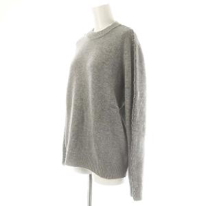 Theory LANA CASH BLANKET ST E CRW ニット セーター 長袖 カシミヤ混 S グレー