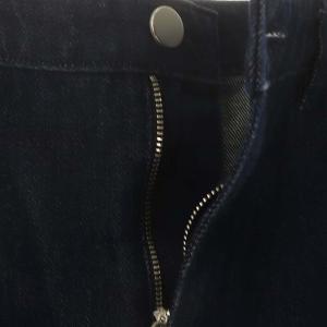 Theory 24SS Drape Denim Maxi Trouser SK D スカート デニム ロング タイト スリット 25 紺