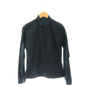 比翼ボタンボウタイシャツ 37 紺