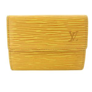 LOUIS VUITTON ルイヴィトン エピ wホック カルトクレディ 三