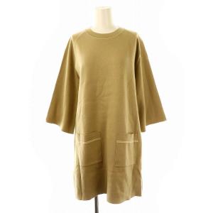 38218 collection Dress ドレス ワンピース チュニック ニット 38 ベージュ /ES