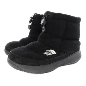 ヌプシブーティー ウールVショート NFW51979 ショートブーツ フリース ロゴ刺繍 23cm 黒