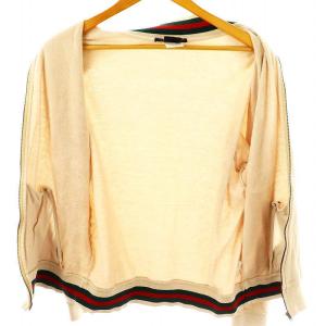 GUCCI シェリーライン ジップアップ スウェットジャケット L ベージュ /DF OS