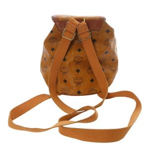 MCM ヴィセトス柄 リュックサック レザー 茶色 ブラウン /SR2