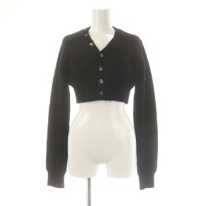 23AW Mohair Cardigan カーディガン ニット 長袖 Vネック クロップド アルパカ M