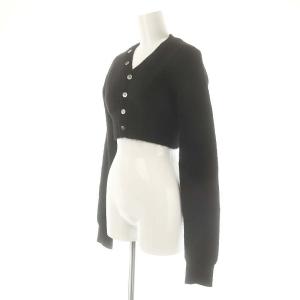 INSCRIRE 23AW Mohair Cardigan カーディガン ニット 長袖 Vネック クロップド アルパカ M