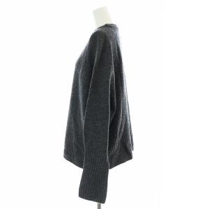 Spick&Span 22AW ロングリブプルオーバー ニット セーター ウール F グレー 22080200909040 /AT