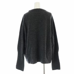 Spick&Span 22AW ロングリブプルオーバー ニット セーター ウール F グレー 22080200909040 /AT