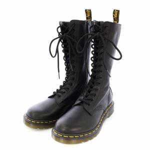 ロングブーツ 1B99 Virginia Leather Boots 14H UK4 23cm ブラック 11820008