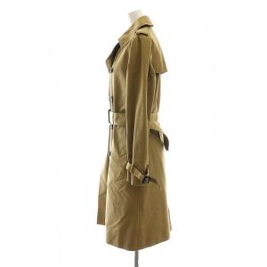HYKE ライナー付きトレンチコート アウター ロング ベルト付き 3 カーキベージュ