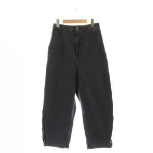 コットンツイル FADED COTTON TWILL デニムパンツ ジーンズ ボトムス ジップフライ ?V L 黒 ブラック