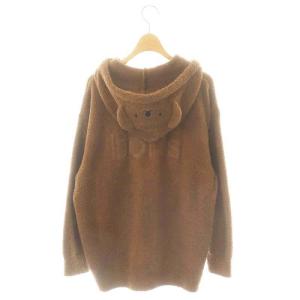 gelato pique × Dick Bruna ベビモコパーカ パーカー 部屋着 F 茶 /MI OS SH