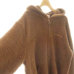 gelato pique × Dick Bruna ベビモコパーカ パーカー 部屋着 F 茶 /MI OS SH