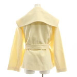 CELFORD 24AW ビックカラーショートコート ウール ベルト付き F アイボリー /MI OS SH