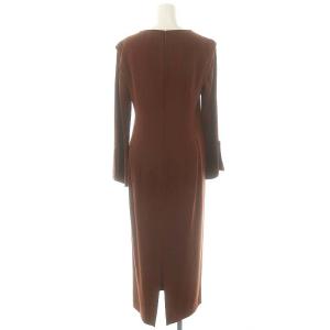 Asymmetrical Collar Long Dress ワンピース ロング マキシ 長袖
