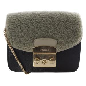 メトロポリス クロスボディ チェーンショルダーバッグ レザー ピンク 黒 ブラック グレー