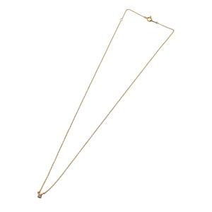 ete ネックレス K18 ダイヤ0.05ct 1.3g