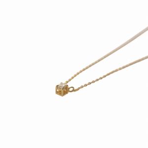 ete ネックレス K18 ダイヤ0.05ct 1.3g