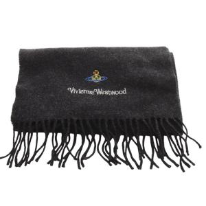 Vivienne Westwood オーブ フリンジ マフラー グレー