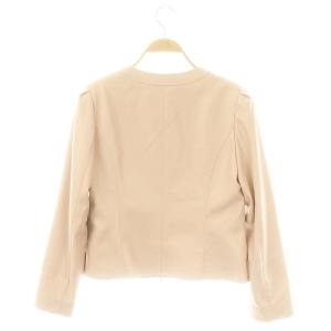 René 22年 パールエコレザージャケット 36 ピンク