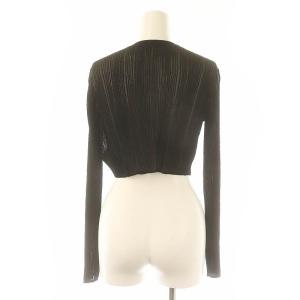 SNIDEL 24AW ランダムリブシアーカーディガン ニット F 黒 ブラック /MF OS