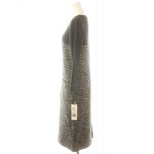 Grace Class 23AW ニットコンビツイードワンピース 36 グレー