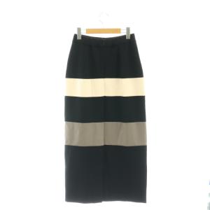 Grace Class 23AW ポンチコンビスカート タイトスカート ロング フェイクレザー 36 マルチカラー /DF OS
