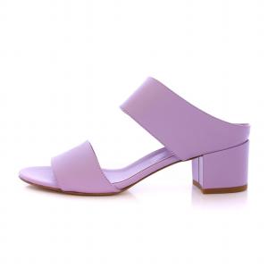 CORSO ROMA 9 グレースコンチネンタル 23SS ベルトサンダル ミュール ハイヒール レザー 靴 シューズ 38 紫