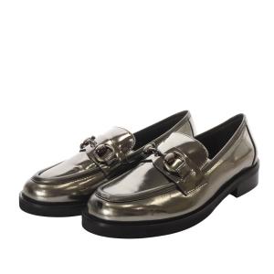 ルカグロッシ LUCA GROSSI 24AW メタルビットローファー スリッポン ローヒール カーフレザー