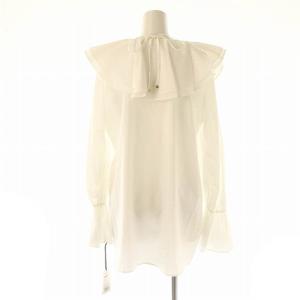 Diagram GRACE CONTINENTAL 23AW フリルシャツ 長袖 38 白 ホワイト
