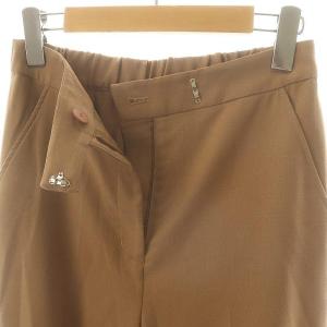 Diagram GRACE CONTINENTAL ダブルクロスフレアパンツ ノータック 36 キャメル