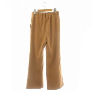 Diagram GRACE CONTINENTAL ダブルクロスフレアパンツ スラックス 36 キャメル