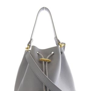 FURLA CORONA ショルダーバッグ レザー ポーチ付き 2way ハンドバッグ 水色 ブルー /SR22