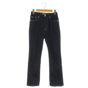 22AW LATELIER DENIME エコデニムストレッチセミフレアパンツデニムパンツ ジーンズ 34 ネイビー
