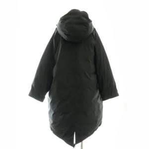 Spick&Span 23AW 撥水フーデッドダウンコート 36 ブラック