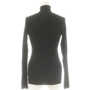 AURALEE Giza Rib TurtleNeck Top リブニット セーター 長袖 ハイネック 黒 ブラック