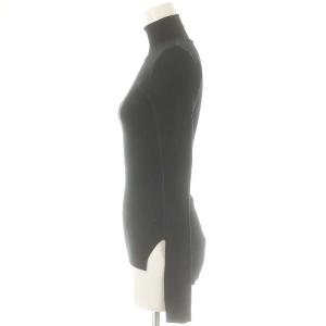 AURALEE Giza Rib TurtleNeck Top リブニット セーター 長袖 ハイネック 黒 ブラック