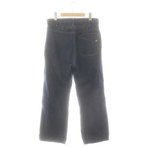 orSlow × フェニカ fennica スロウワークマン パンツ デニム ジーンズ ワイド ボタンフライ S 青 ブルー