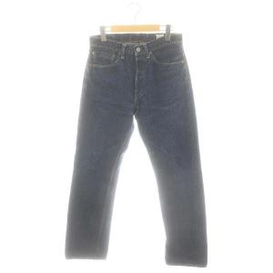 Lot 105 デニムパンツ ジーンズ ボトムス ジップフライ コットン S 紺 ネイビー /YQ OS